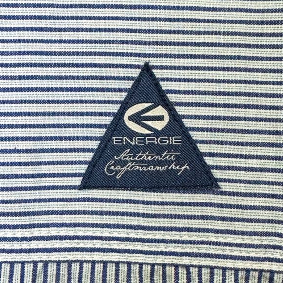 Energie- Mens casual button down stripe shirt - Picture 5 of 8